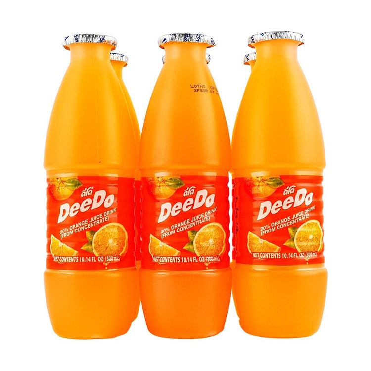 DEEDO 定番オレンジジュースドリンク、10.14液量オンス×6本 - Yami