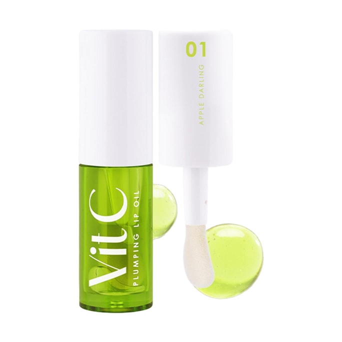 VIT C Plumping Lip Oil, #01 APPLE DARLING 【Jackson Wang's Pick】