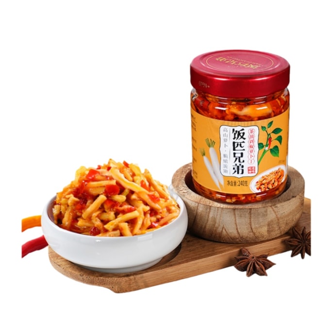 Radish Sauce – 240g Hunan Specialty Farmhouse-Style with Tea Oil Appetizing Spicy Rice Topping