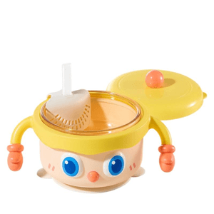 Baby Thermal Insulated Food Bowl PPSU Liner Water Injection Type Vibrant Yellow 1Pc