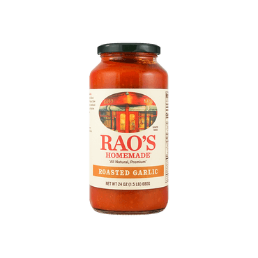 【美国有机超市最爱意面酱】RAO'S 烤香蒜意大利面酱汁 680g