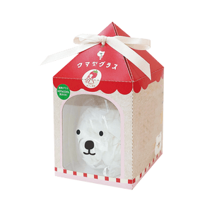 HONYAKUDO die-cut glass bear 250ml 1 pc.