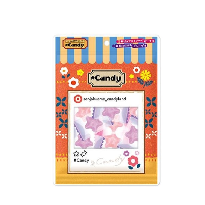 [일본에서 온 다이렉트 메일] Shanqueji 하이룩 프루티 오각별 다채로운 모듬 과일 캔디 50g