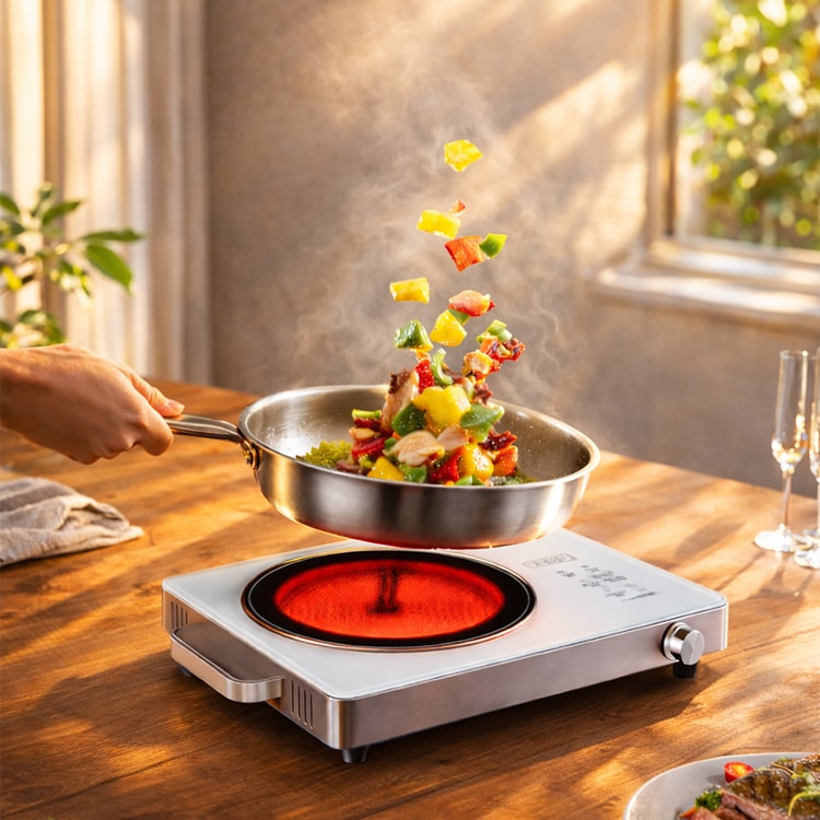 卓上コンロ セラミック電気コンロ YOGO Yuangu 電気セラミックコンロ 