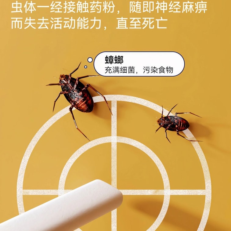 【中国直邮】 美国 佳丽 神奇药笔蟑螂药灭蟑祛除卵杀灭蟑粉笔家用厨房画笔10*1包 3