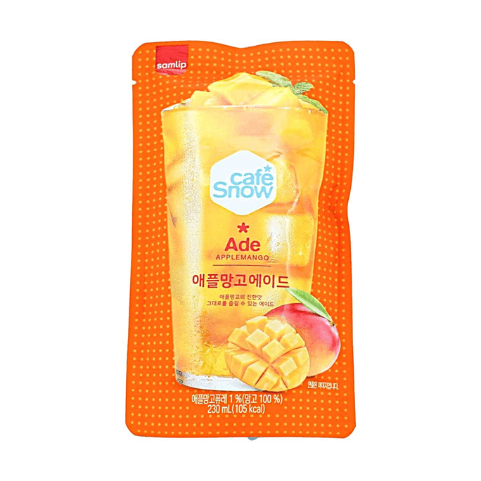 Cafe Snow Apple Mango Ade 7.78 fl oz【Convenience Store Hits】