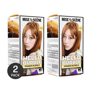 Hello Bubble Foam Hair Color Bleach Easy Hair Coloring *2【Aespa, Giselle】【Value Pack】