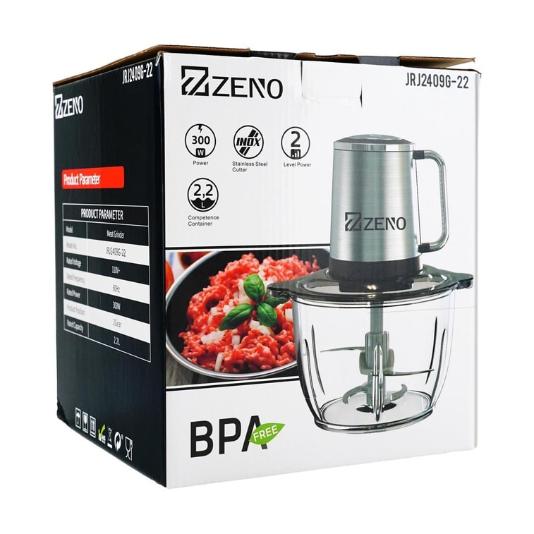 High-Speed Meat Grinder Blender 2.2L Stainless Steel Multifunctional Baby Food Maker 5