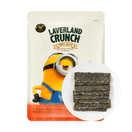 MANJUN x MINIONS Edition Korean Almond and Seaweed Strips Snack, 0.88 oz