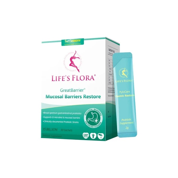 GreatBarrier Probiotic 30 Sachets - 25 Strains Gut Health Formula - Supports Digestive Health - Stomach Lining Repair - UK Import