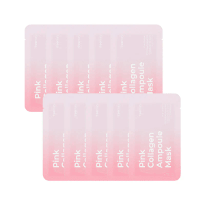 Pink Collagen Ampoule Mask 10 Pack