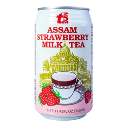 台湾TEA5 阿萨姆草莓奶茶 340ml