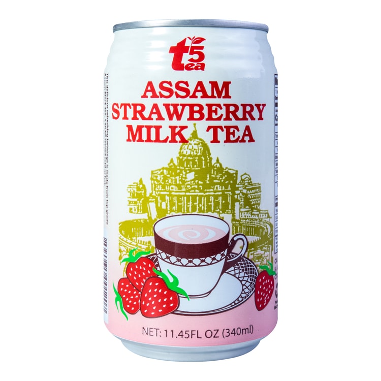 TEA5 アッサムストロベリーミルクティー 340ml - Yami