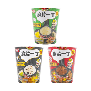 香港NISSIN日清 出前一丁泡麵 黑蒜油豬骨湯口味杯麵 72g