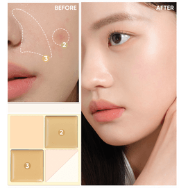 JUDYDOLL橘朵 五色遮瑕盘 滋润扒脸遮瑕膏 脸部高光 云柔无痕五色遮瑕盘 6g #02 自然肤色