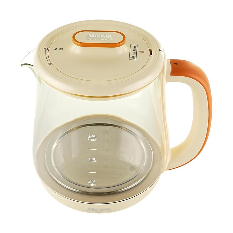 Multi-Function Digital Glass Tea Maker, 50.72 fl oz 6-Cup with 16 Heat Settings AWK-705 18