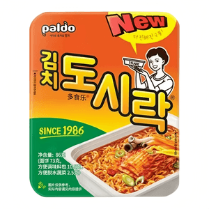 【中国直邮】 韩国 PALDO 八道 泡菜味方便面碗面韩剧同款拉面泡面86g*1盒