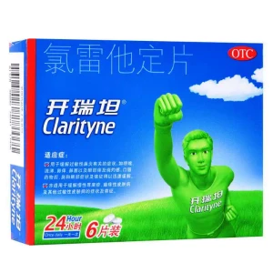 拜耳開瑞坦 氯雷他定錠 皮膚過敏緩解過敏性鼻炎蕁麻疹 10mg*6片*1盒