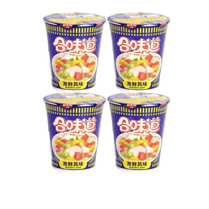 日清カップヌードル シーフード味 ミニカップヌードル (76g × 4)