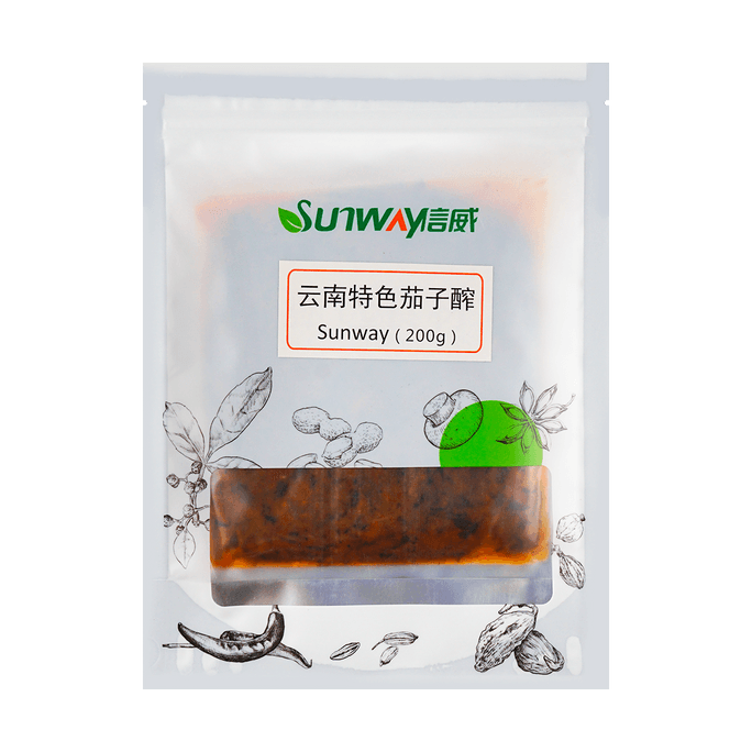 Sunway信威 雲南特色茄子醡 200g【下餐鹹菜】