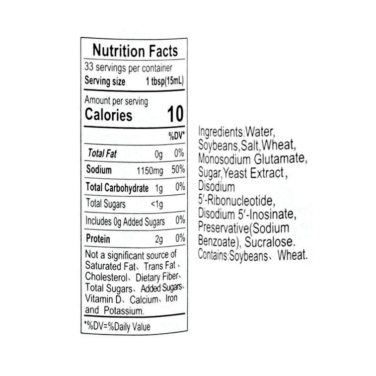 Golden Label Superior Light Soy Sauce, 16.9 fl oz 8