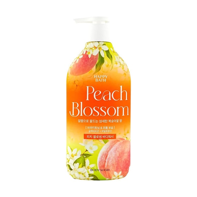 HAPPY BATH ハッピーバス #ピーチブロッサム ボディウォッシュ、31.75