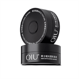 Oiu メンズ マット シェイピング クレイ - ナチュラル、リフレッシュ、長持ち、ふわふわ、マット シェイピング クレイ (80g/ボトル)