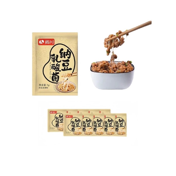 Shangchuan Natto Probiotic Fermentation Powder, homemade Japanese natto 1g*10 bags