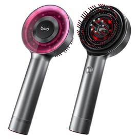 BREO倍轻松 头皮按摩养发健发梳 上药导入梳 经络梳 红外光生发仪 #深空黑 高级内敛 【易烊千玺代言 旺旺同款】