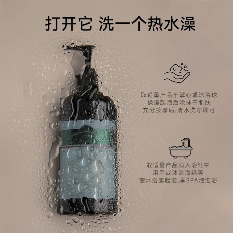 【中国直送】安野屋 フルーツ酸ボディソープ 白桃＆ベルベット 300g 長時間持続 保湿 洗浄 脂性肌ケア ボディウォッシュ 5