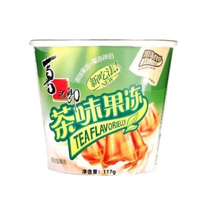 【年貨必備】喜之郎 黏粉果凍 茶味果凍 茶凍【小時候的味道】 果凍伴侶搖搖凍 茶味 117克 小時候的搖搖凍 親子DIY零食 可以和寶寶一起做的美食 清涼甜點 吸果凍