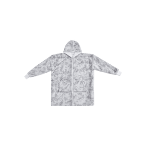 Zip Up Oversized Wearable Blanket Hooded Jacket #Tie Dye