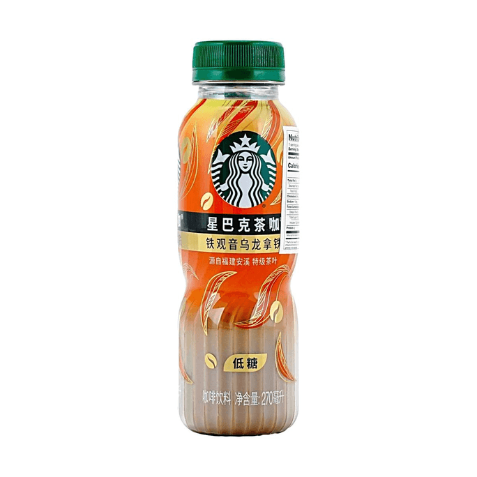 STARBUCKS星巴克茶咖 鐵觀音烏龍拿鐵 低糖咖啡 270ml