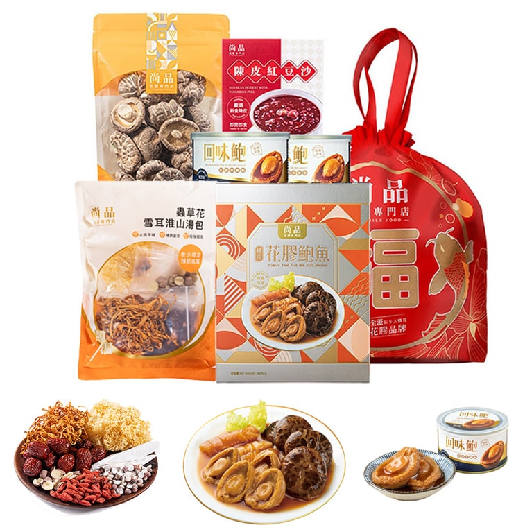 香港 尚品 花膠鮑魚 新春至抵福袋(1套6件 1358克) 5