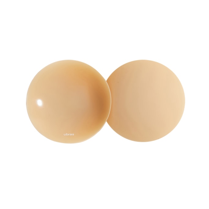 Ubras Foundation Skin Invisible Adhesive Nipple Covers - Bare Sensation Skin Color - One Size