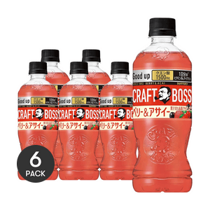 Craft Boss Berry & Acai Juice Drink, 16.9 fl oz *6【6 Pack】【Supplementing With Vitamins】