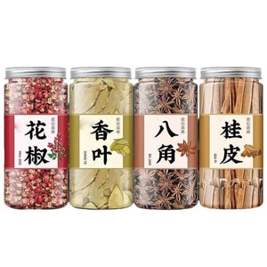 【中国直邮】 健康其他 正宗八角+桂皮+香叶+花椒大料组合套装正宗卤料做菜香料85g