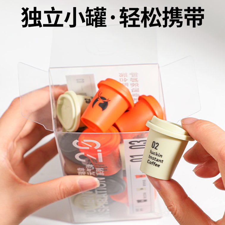 【アメリカから即発送】ラッキンコーヒー バイタリティボム プレミアム コールドブリュー フリーズドライ インスタントコーヒーパウダー スペシャルラテ 18カプセル/箱 4