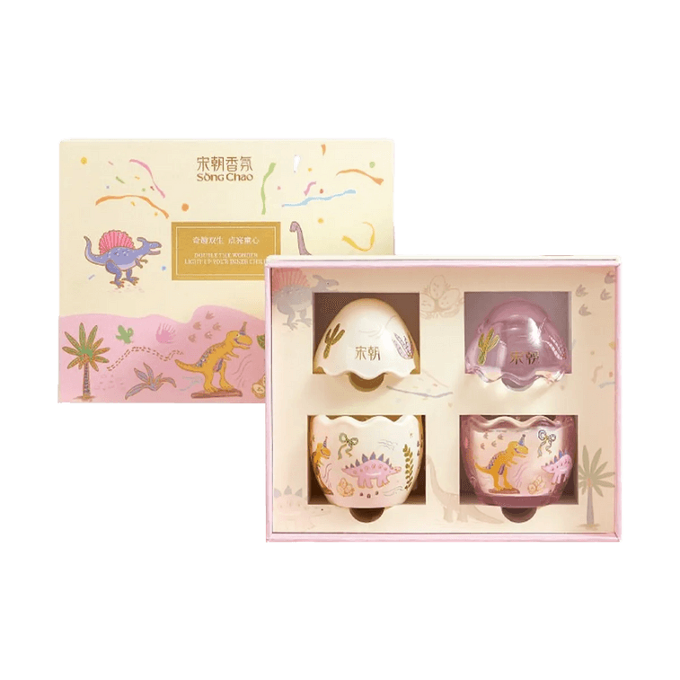크랙드 원더랜드 선물 상자, 더블 에그 아로마 캔들 장식, 매일 선물하기 좋은 제품 4