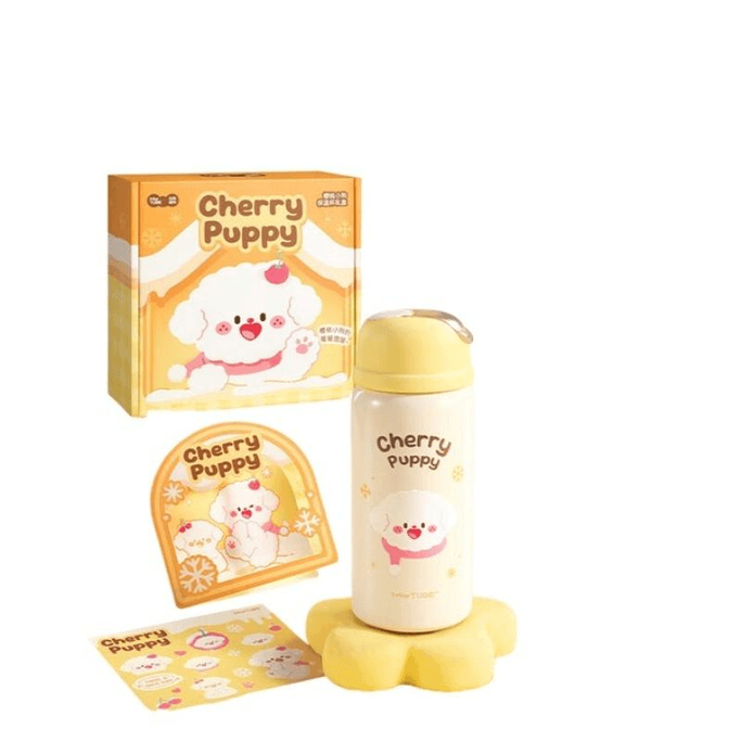 Cherry Puppy Warm Snow House Insulated Cup Festival Gift Box 18*6.5cm*1 Box