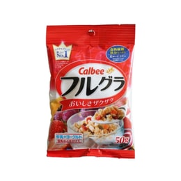 【日本直郵】卡樂B Calbee 水果穀物營養瘦身麥片口袋裝 50g