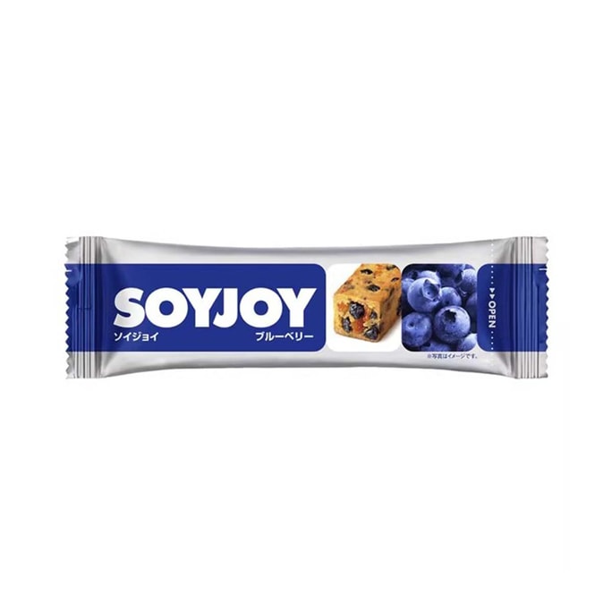 SOYJOY Low Calorie Meal Replacement Soybean Nutrition Bar Blueberry Flavor 30g
