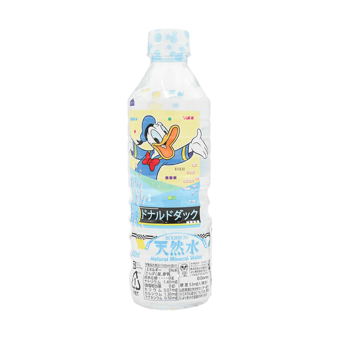 【動漫好物】日本BOURBON波路夢×DISNEY迪士尼聯名 天然水 米奇米妮包裝礦泉水飲品 500ml