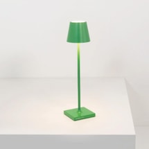 American Style High Foot Table Lamp Creative Table Lamp Night Light Charging Version Green
