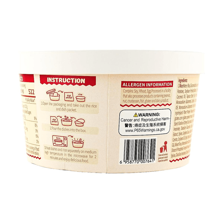 Tariyaki Plant Based Beef -  Microwave Rice with Braised Vegetarian Beef , 12.7 oz 3