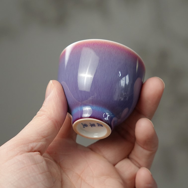 Nebula Zen Handcrafted Purple Tasting Cup 60 ml 5