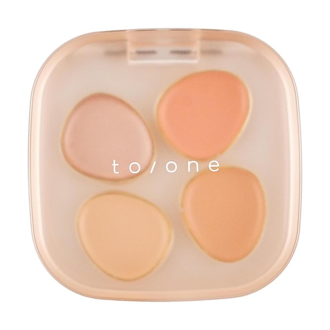 日本TO/ONE 花漾无瑕・轻盈透亮新妆感  Petal Float Flawless Touch  4色妆前遮瑕打底膏 毛孔隐藏 #01  1.7g
