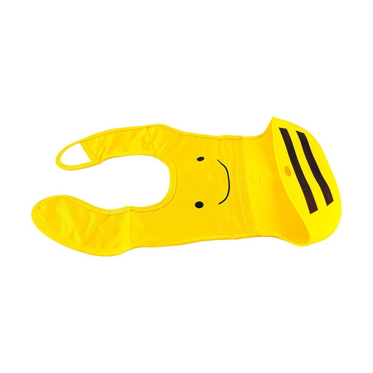 嬰兒矽膠圍兜 口水巾 寶寶吃飯圍兜 吃飯不髒神器 免沖洗可調節 可愛小蜜蜂 3