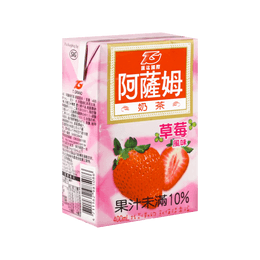 台湾汇竑国际 阿萨姆奶茶 草莓味 400ml