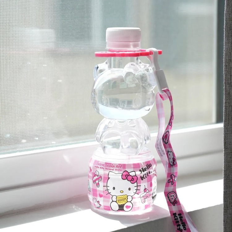 SANRIO Sanrio Hello Kitty Mineral Water, Small Bottle, 10.1 fl oz